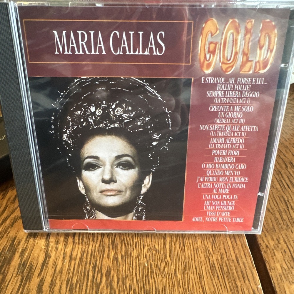 Maria Callas Gold CD New Sealed Classical Music Holland Import GOLD142